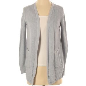Nine West Essential Raglan Gray Cardigan Sweater XXL